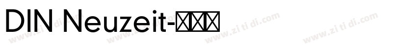 DIN Neuzeit字体转换